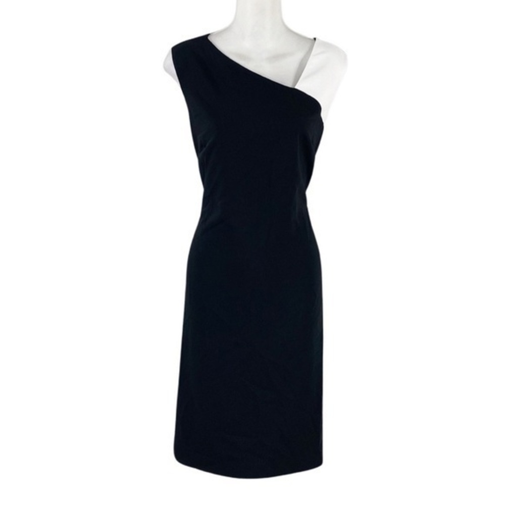 Ralph Lauren Black White Color Block Contrast Strap Sleeveless Dress 8 SS7